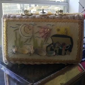 Vintage Florida Straw Bag